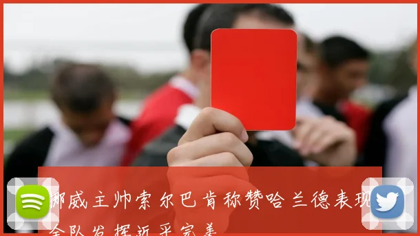 挪威主帅索尔巴肯称赞哈兰德表现全队发挥近乎完美